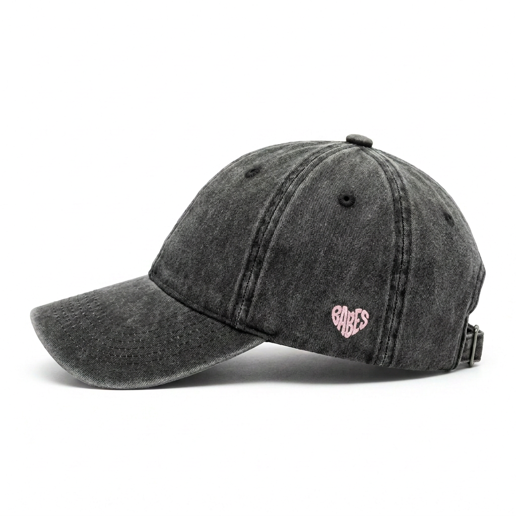 Washed Babes Cap — Black Side